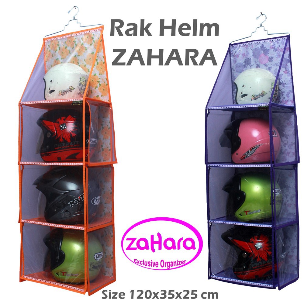 ZAHARA STURDY HANGING HELMET RACK FULL TRIPLEX 3MM THICK GUARANTEED ...
