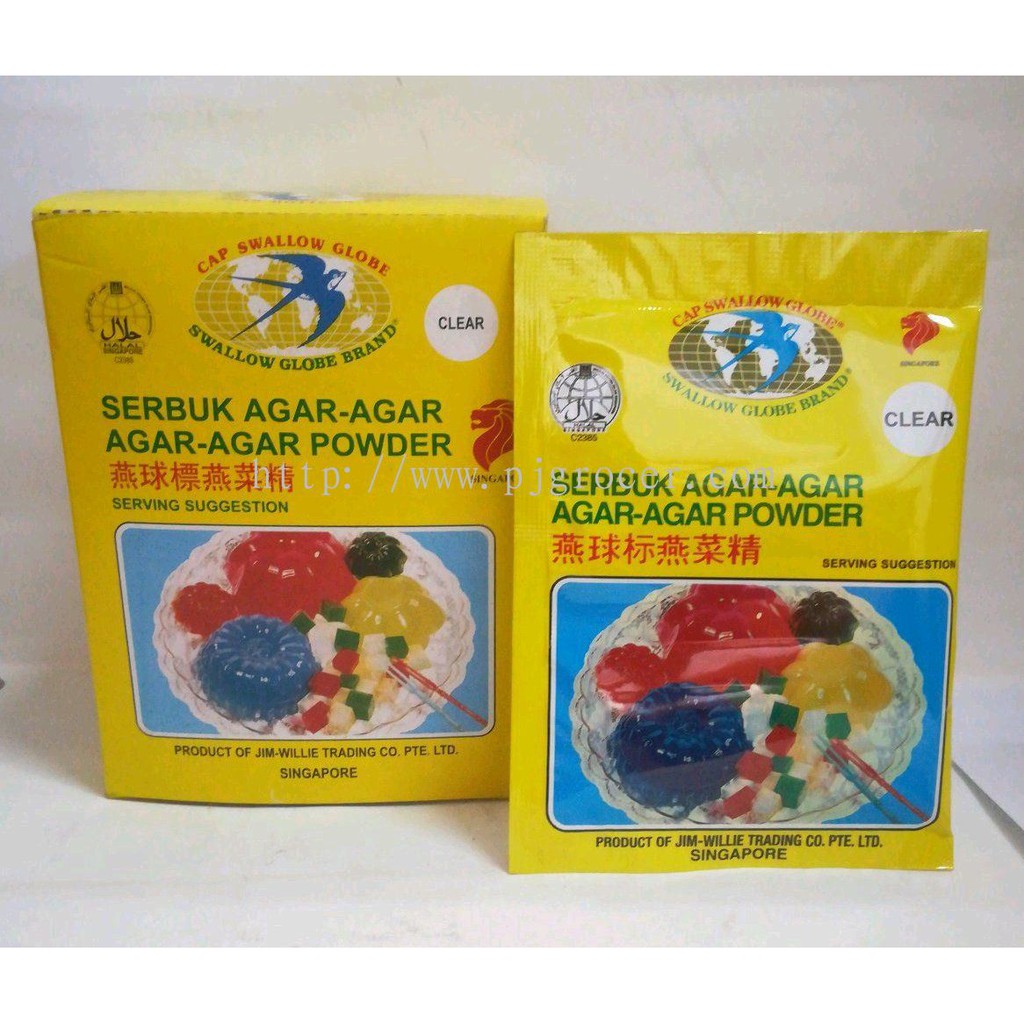 [WHOLESALE] Swallow Grass Agar-Agar Powder 12 packets x 10g | Shopee ...