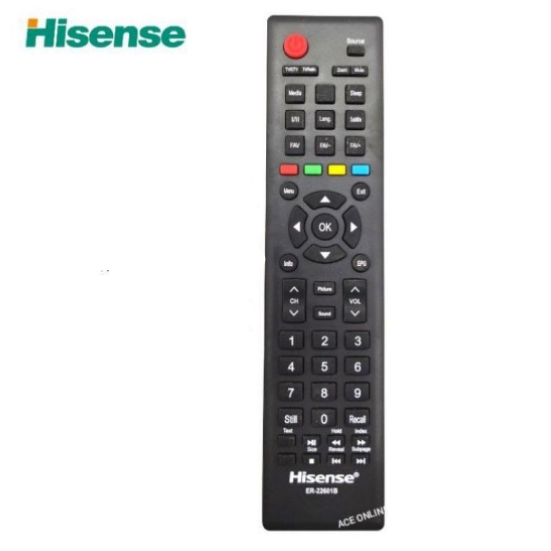 Hisense LED TV Remote Control ER22601B for 32D50, 40D50, 50D36P