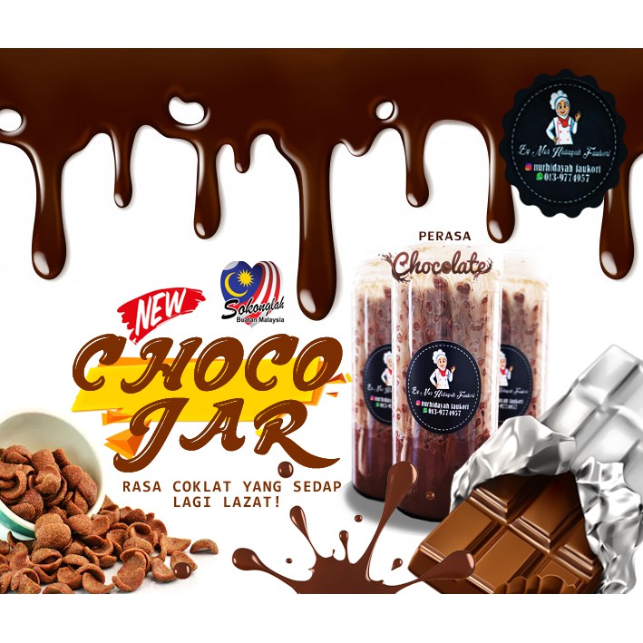 「Original」Chocojar Leleh 100% premium choclate BORONG & RUNCIT | Shopee ...