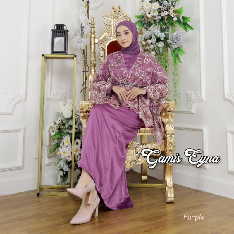 EYNA Muslim dress, wedding dress, bridesmaid dress, graduation dress |  Shopee Malaysia