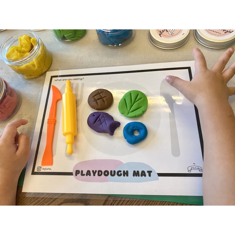 byJuna Playdough Starter Kit Playdough/Homemade/NonToxic/Sensory Play