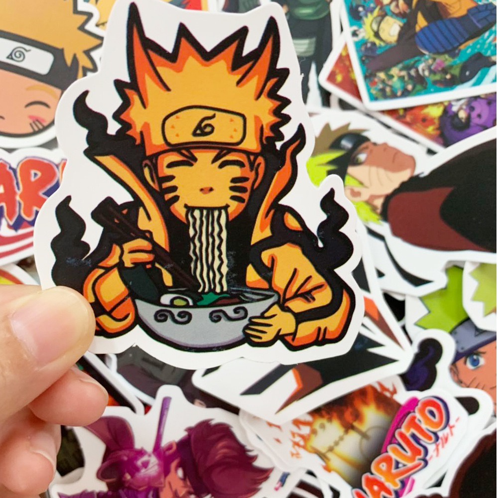 50pcs NARUTO Japanese Anime Vinyl Decal graffiti STICKERS bomb for ...