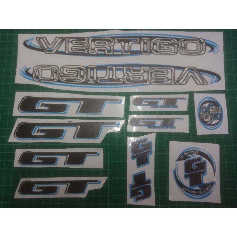 Gt vertigo outlet stickers