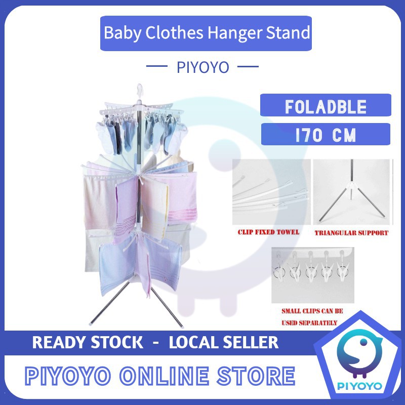 Housekeeping & Laundry 💥Ready Stock💥3 Tiers Clothes Drying Rack
