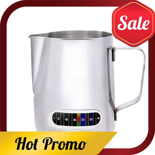 Best Seller 12/20oz Milk Frothing Pitcher with Temperature Display