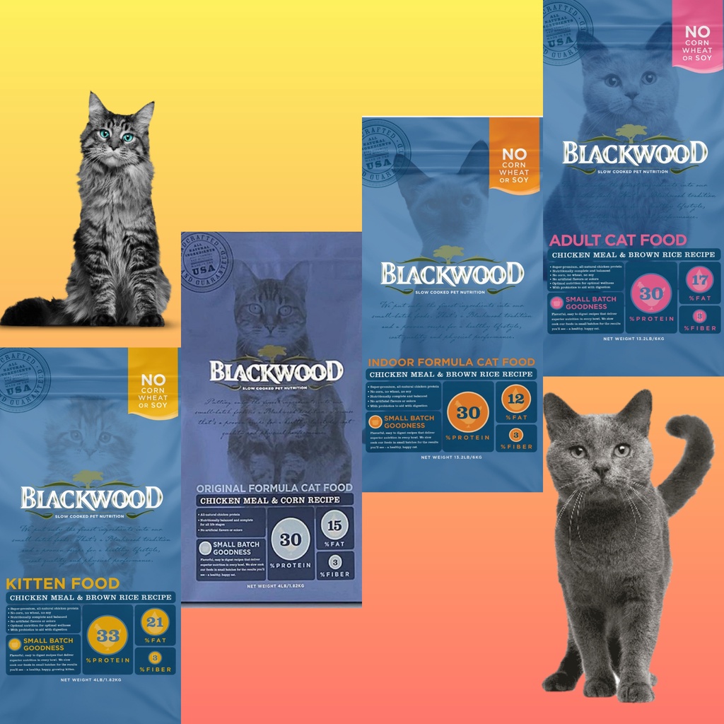 Blackwood cat food original 2kg kucing original adult kitten indoor