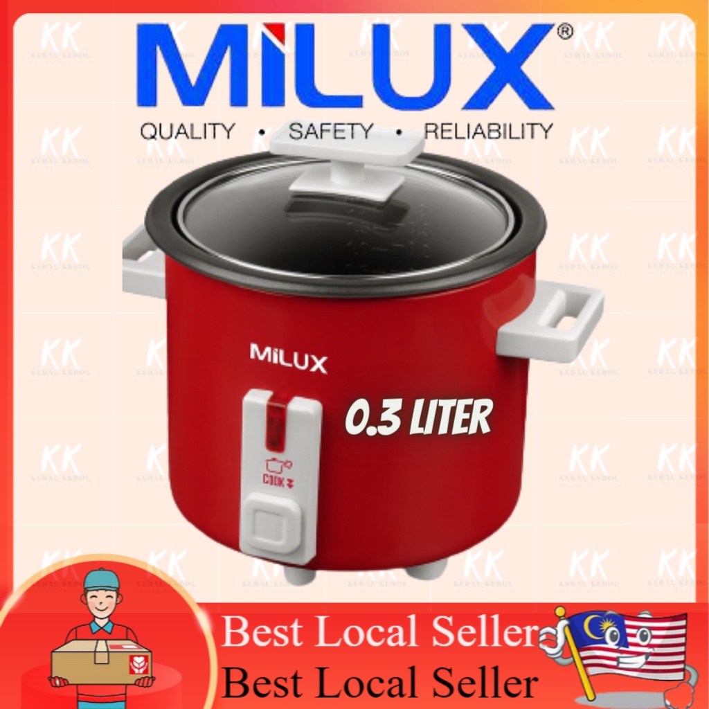mini rice cooker MILUX rice cooker 0.3 liter 1.8 liter periuk nasi