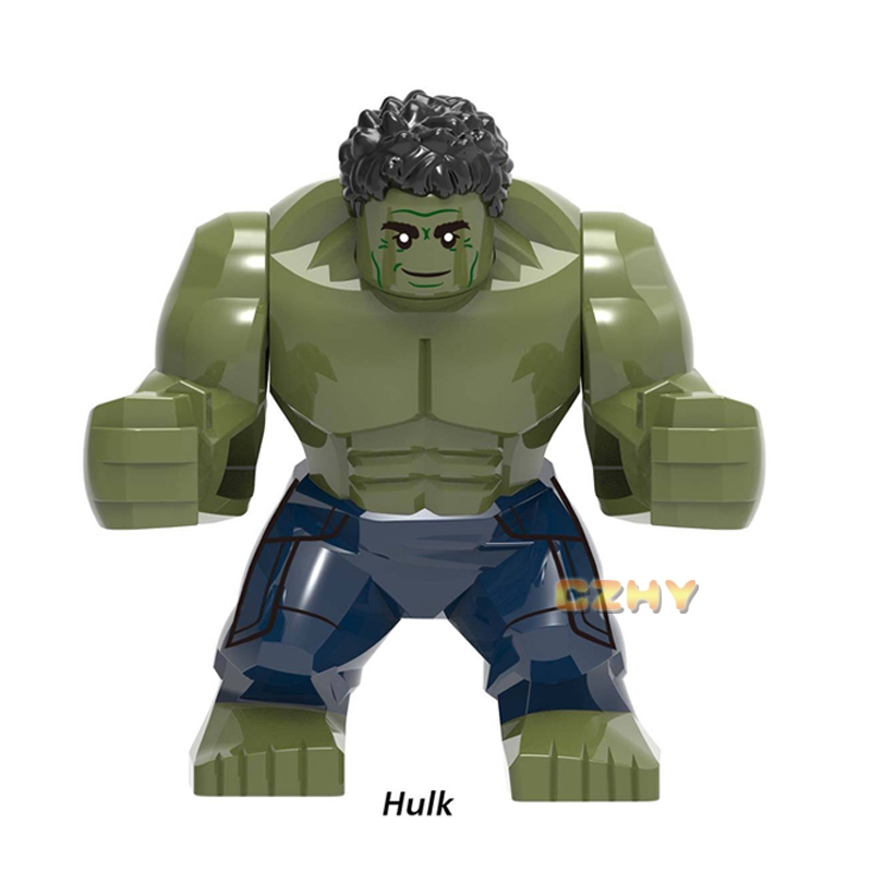 Green Hulk Toy Blocks Big Minifigures Avengers Educational Toys XH1052 ...