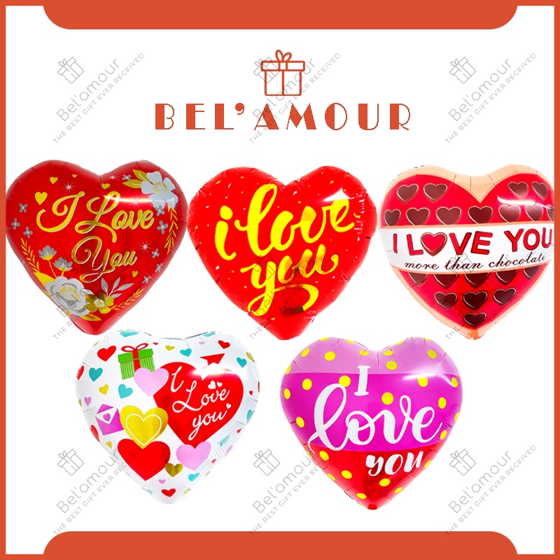 Foil Balloon 18 inch Love - I Love You [Ready Stock] | Shopee Malaysia