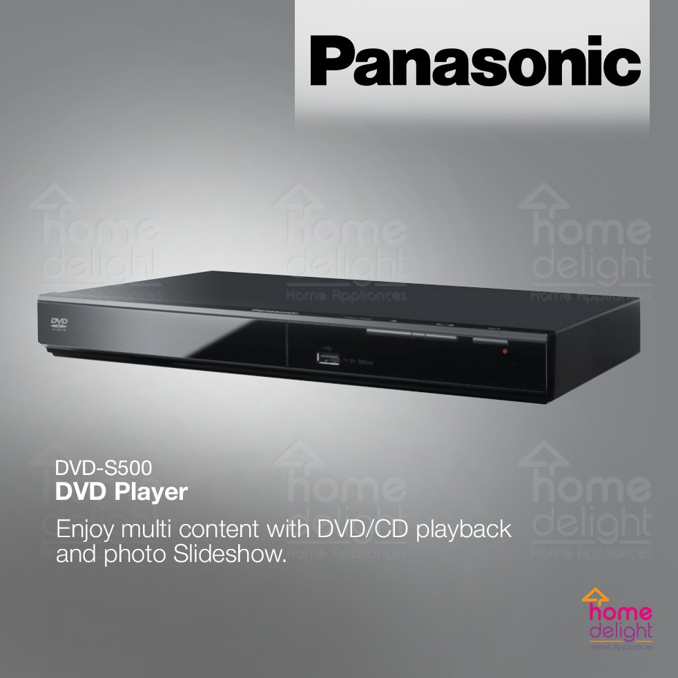Panasonic DVDS500 DVD Player (RCA) Shopee Malaysia