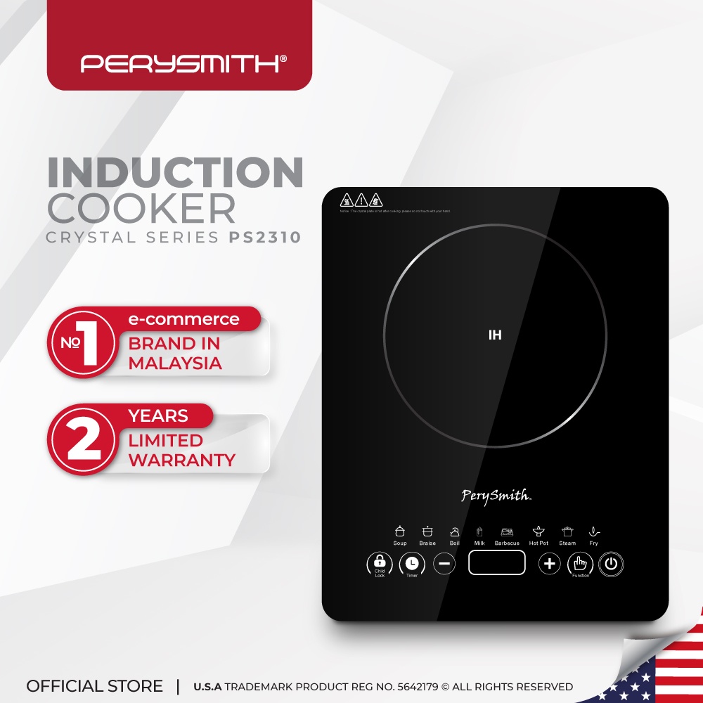 PerySmith Induction Cooker (2500W) PS2310 Shopee Malaysia
