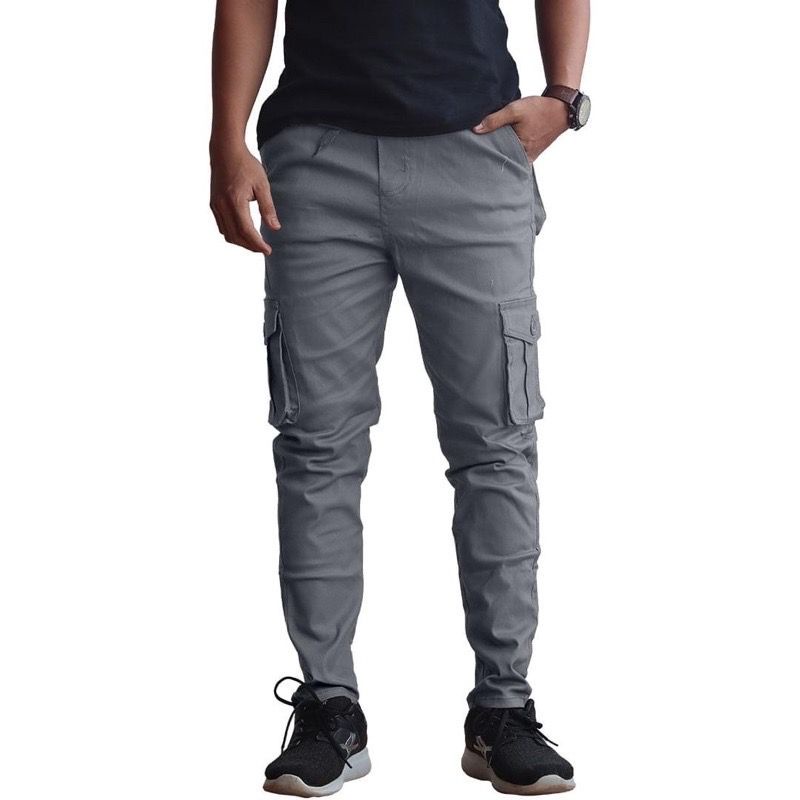 Jogger 6 pocket Seluar Kargo Slack 6 Poket Kain Tebal Cargo Pant Multi Pocket Seluar Kerja Workwear Shopee Malaysia
