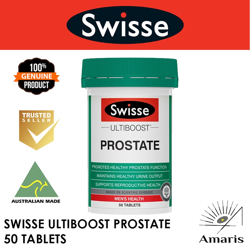 SWISSE ULTIBOOST PROSTATE 50 TABLETS EXPIRY DATE: 12/2022 (100% ...