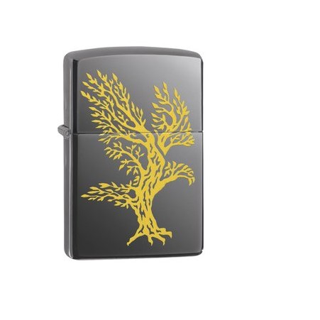 Zippo Lighter Black Ice Color 
