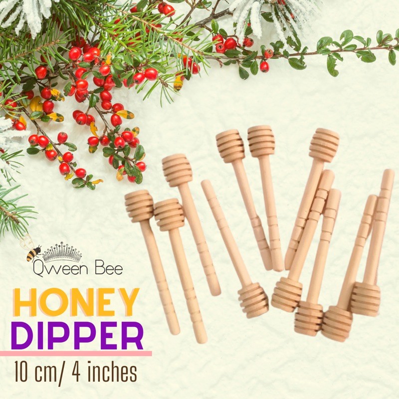 Wooden Honey Dipper 4 INCHES Shopee Malaysia