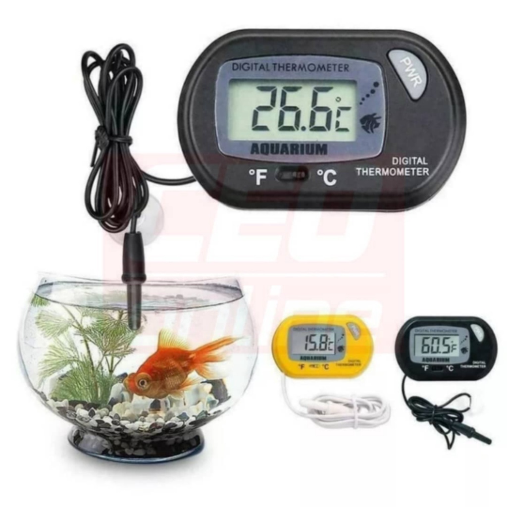 CEO 🇲🇾 ST-3 Fish Tank Thermometer Reptile Turtle Sucker Diving Pet Box ...