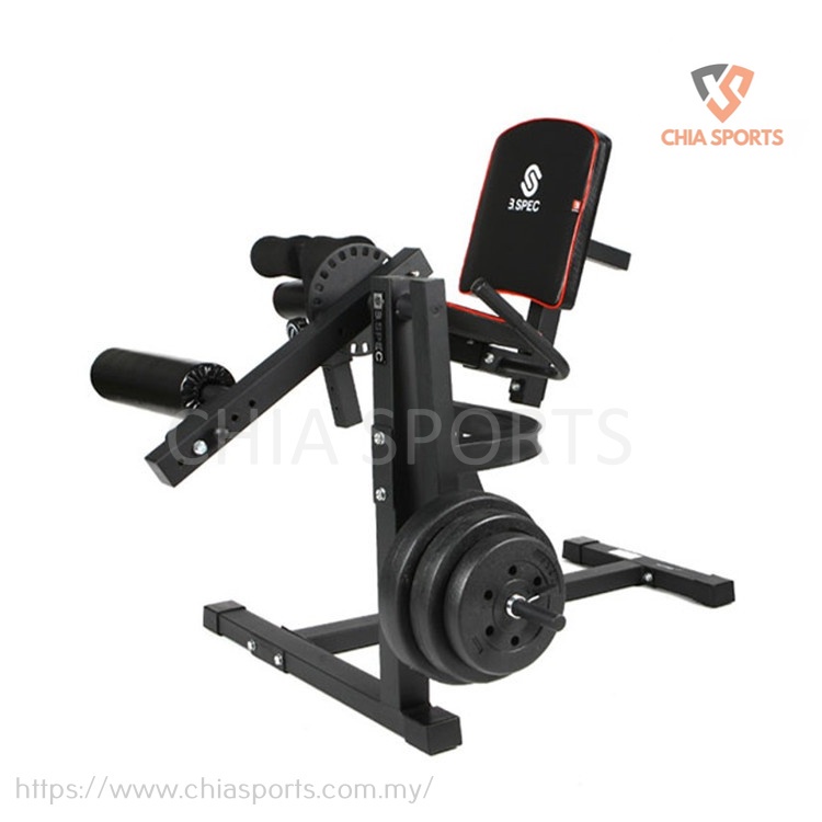 2in1 Seated Leg Extension Machine LE-002 Leg Curl Thigh Developer Bench ...