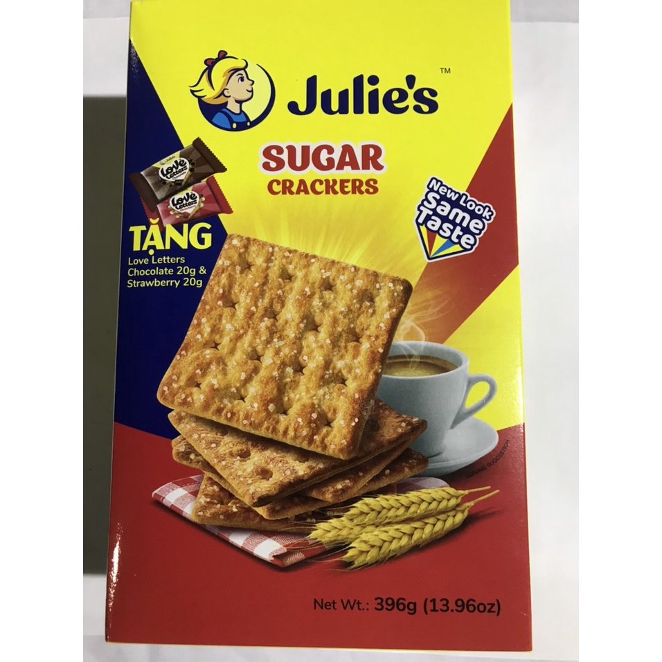 Julie's Sugar Crackers Wheat Crackers (Box 396g) Shopee Malaysia