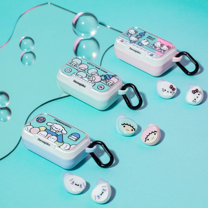 thecoopidea Sanrio BEANS DON True Wireless Earbuds Little Twin Stars