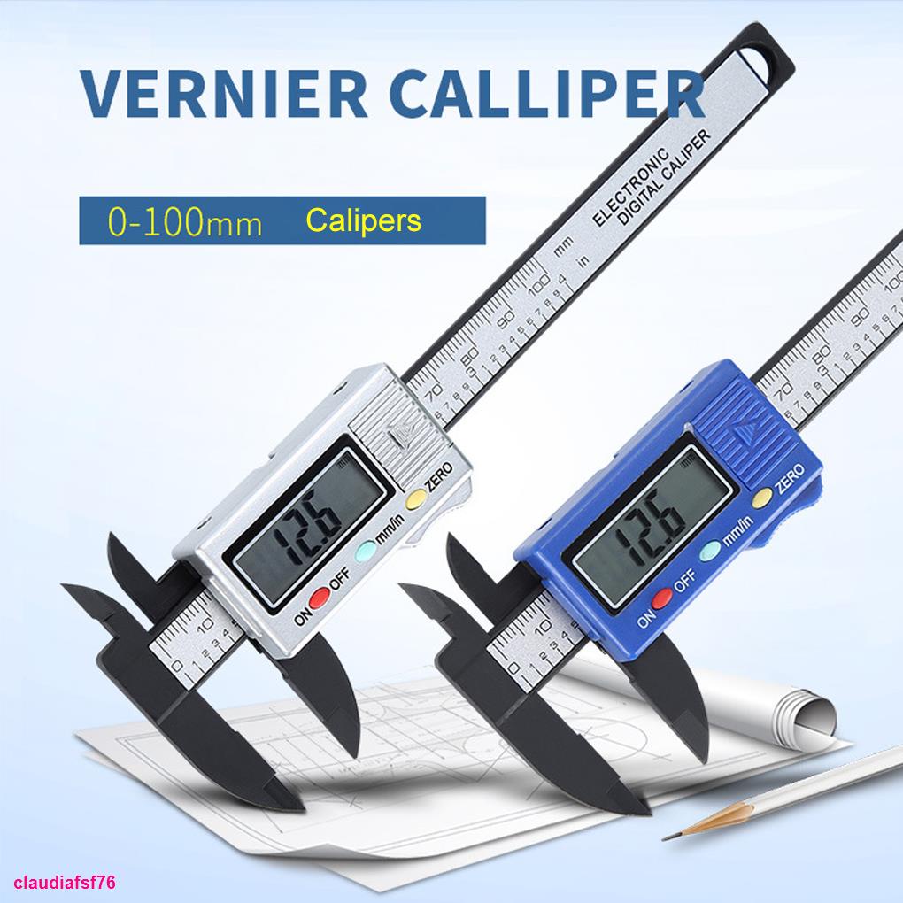 Vernier Caliper 0-100mm Depth Measuring Micrometer Diameter Length ...