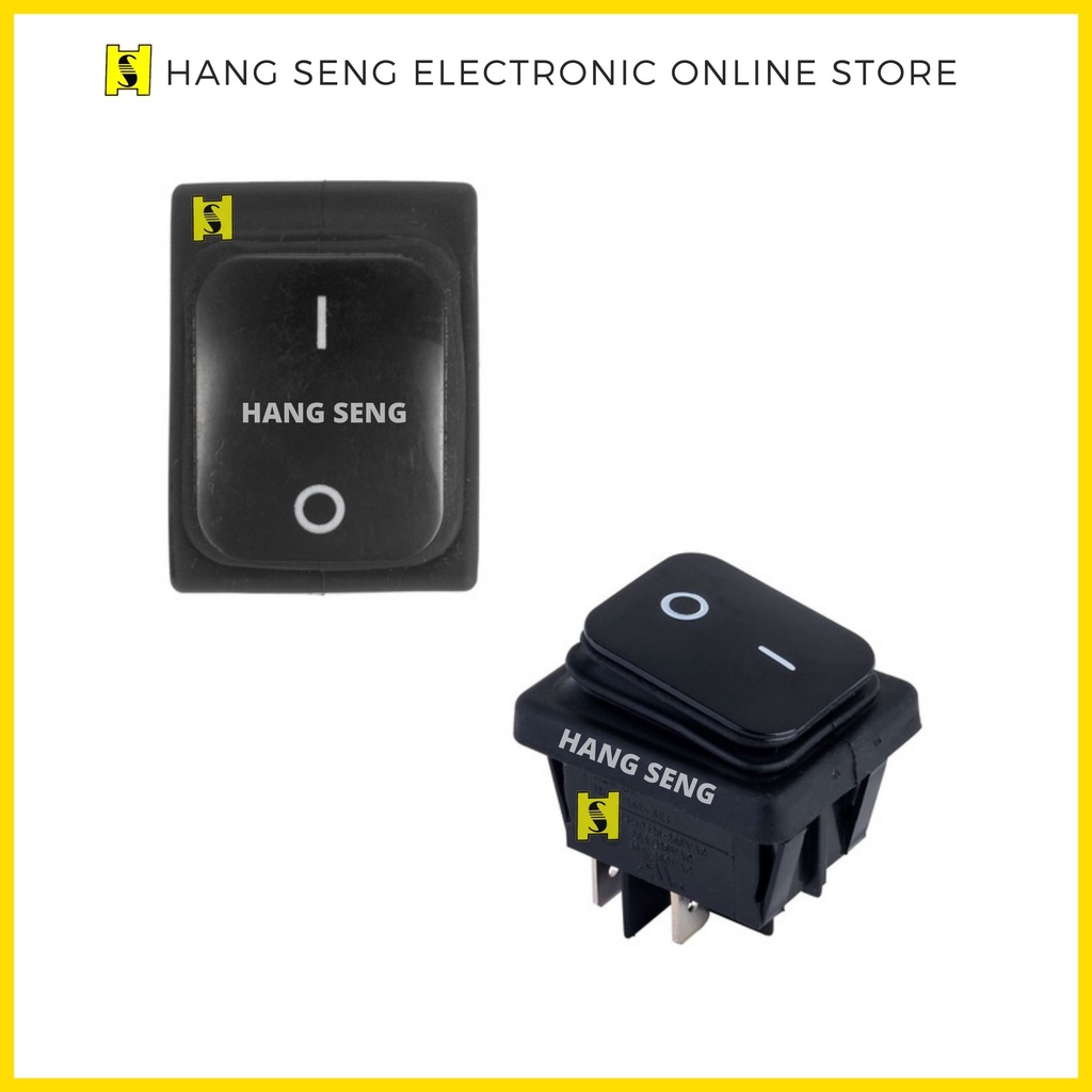 (READY STOCK) WATERPROOF SWITCH AC220V 16A 4 PIN ON OFF SWITCH | Shopee ...