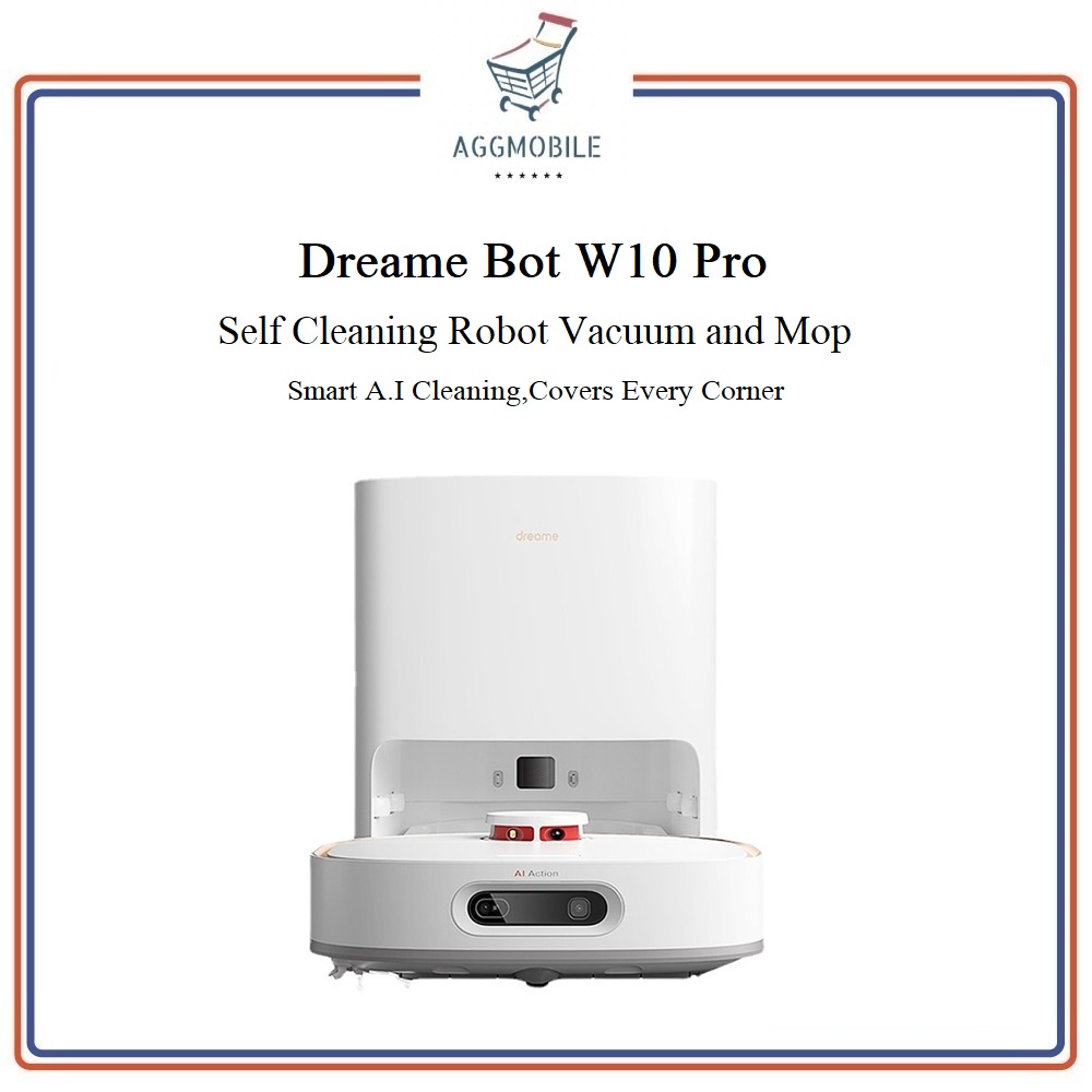 Dreame Bot W10 Pro Self-Cleaning Robot Vacuum and Mop (Auto-Dry System ...