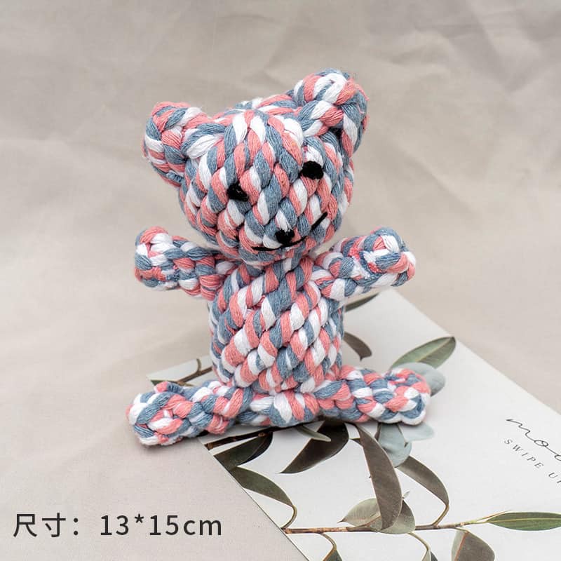 [Ready Stock] Pet Chewing Toys Puppy Dog Bite Chewys Toys Braided Rope ...