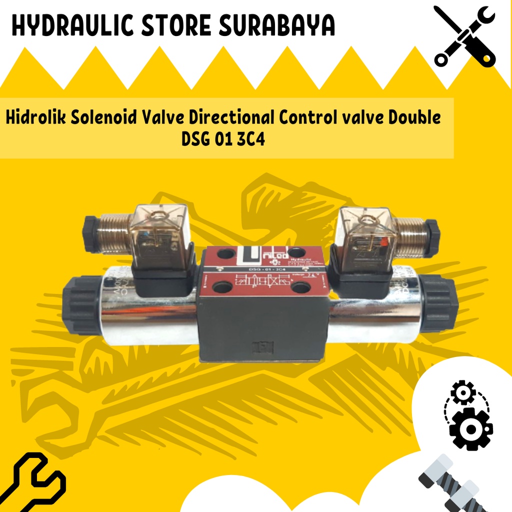 Hydraulic SOLENOID VALVE DIRECTIONAL CONTROL VALVE DOUBLE DSG 013c4