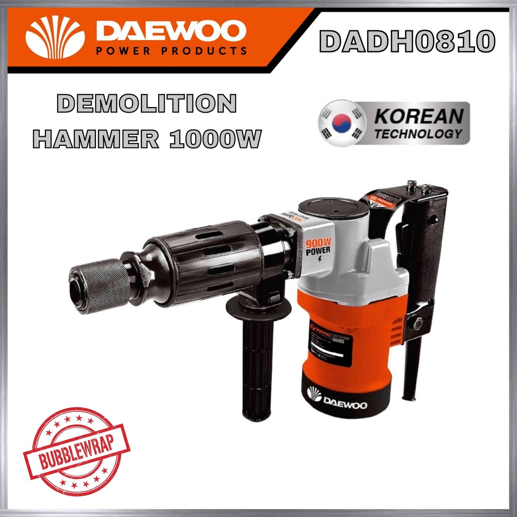DAEWOO DEMOLITION HAMMER 1000W DADH0810 (MESIN KETUR KONKRIT) | Shopee ...