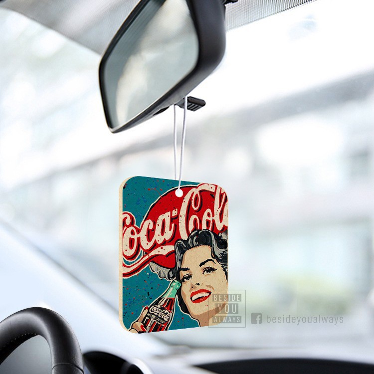 New Car Scent Coca Cola Vintage Coke Design Car Air Freshener Fragrance