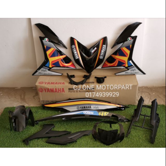 COVER SET Y15ZR V1/V2 VR46 SUN LUNA | Shopee Malaysia