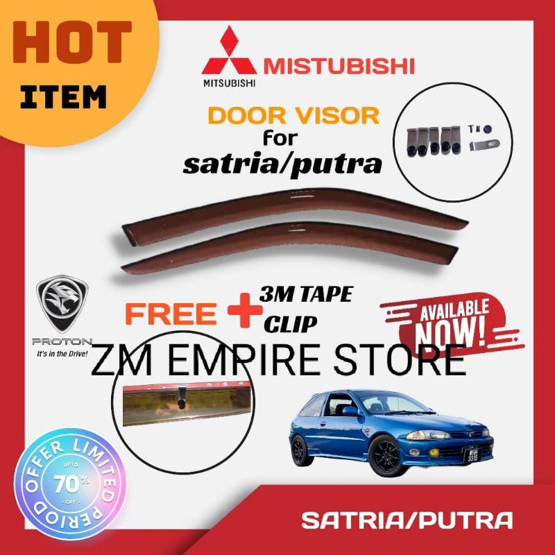 Door Visor Satria / Putra | MIVEC | Shopee Malaysia