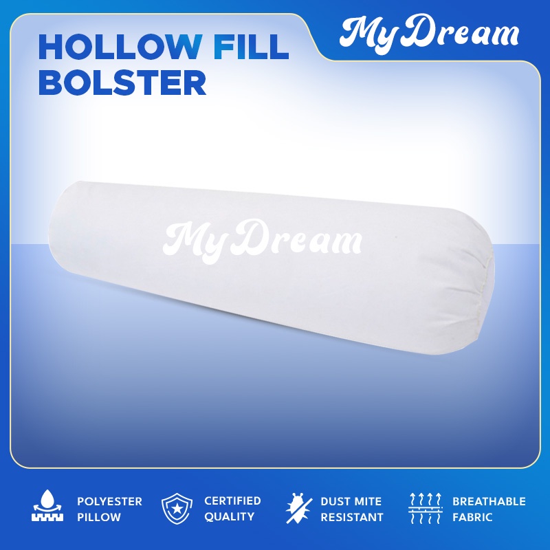 MDC Big Hugging Comfort Bolster High Quality Soft Polyester Hotel White ...