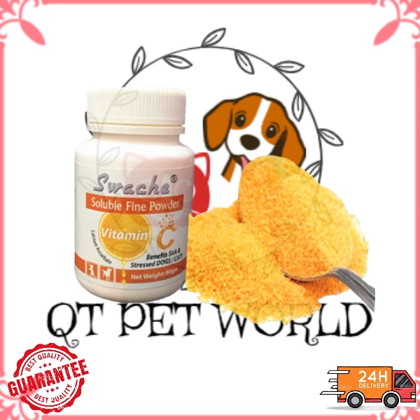 Swache Soluble Fine Powder Vitamin C & Calcium Ascorbate (Dog & Cat