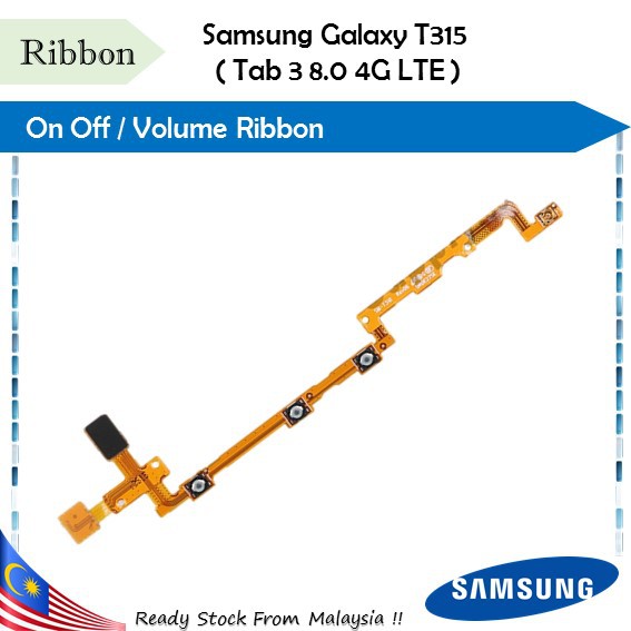 Samsung Galaxy T315 Tab 3 80 4g Lte Power On Off Key Volume Up Down Button Flex Cable 4838