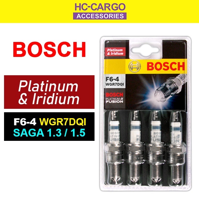 BOSCH F6-4 WGR7DQI Platinum Iridium Fusion Spark Plug Land Rover Proton ...