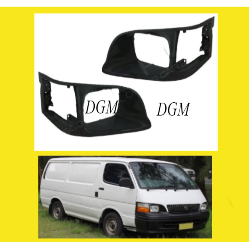 Toyota Hiace Van 1999-2004y LH113 LH172 RZH112 Head lamp Rim / Head ...