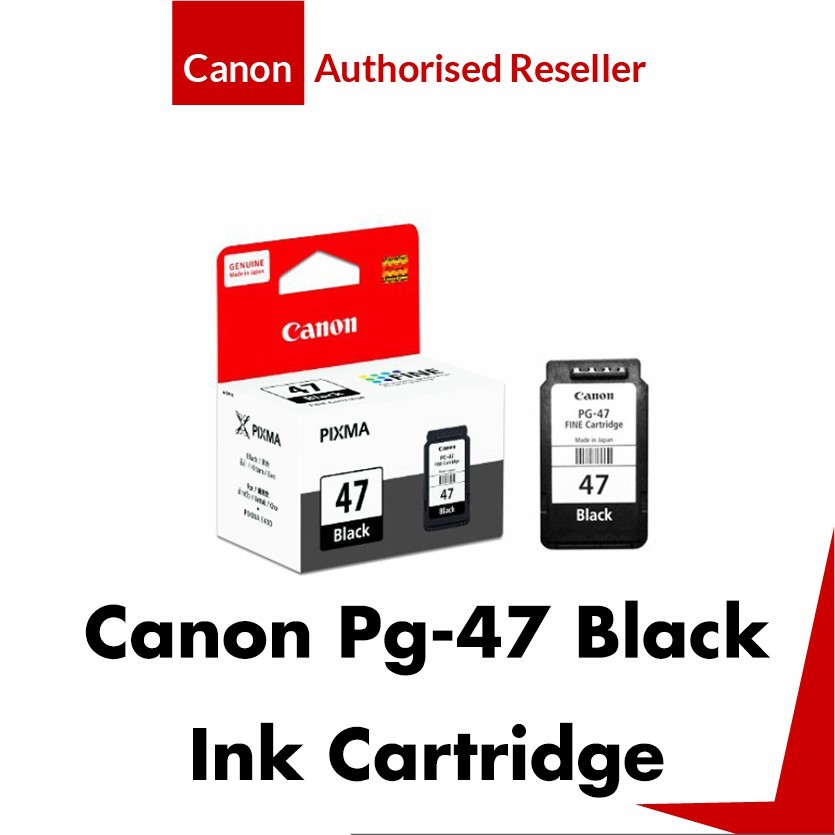 Canon PG47 Original Ink Cartridge for E410/E470 Printer Black