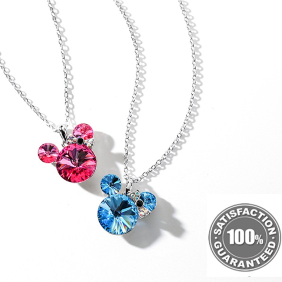 Swarovski necklace deals mickey mouse