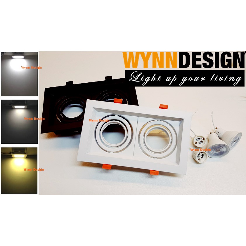 Wynn Design Eyeball Casing with GU10 Bulb Ceiling Recess Spot Light ...