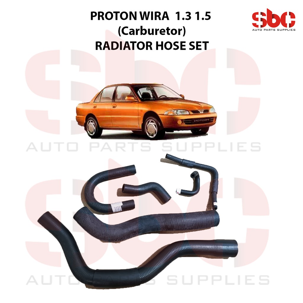PROTON WIRA 1.3 1.5 carburetor RADIATOR HOSE COMPLETE SET Shopee Malaysia