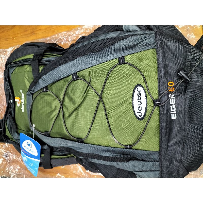 Beg Deuter Eiger 50 Travelbackpack Free Raincover Beg Shopee Malaysia