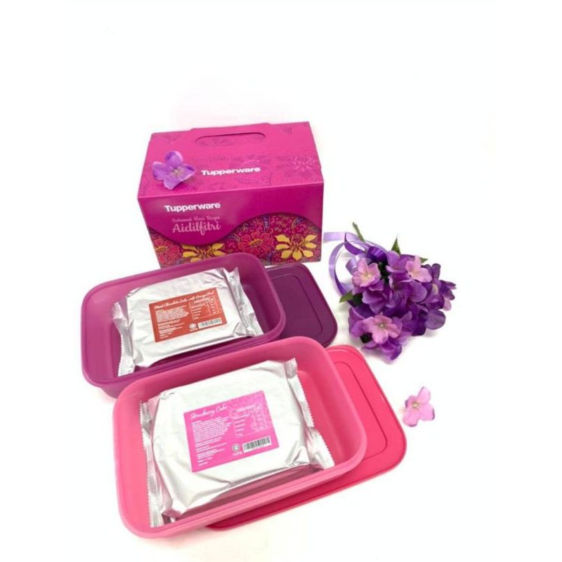 Kek Raya Tupperware (2pcs) | Shopee Malaysia