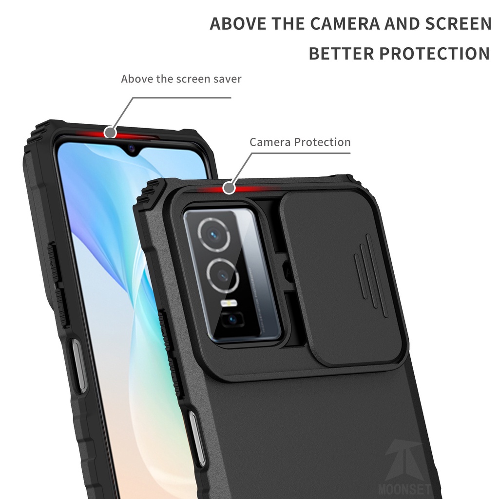 SEAHAI Cover per Vivo Y76 5G / Vivo Y76s / Vivo Y74s, Ultra Sottile