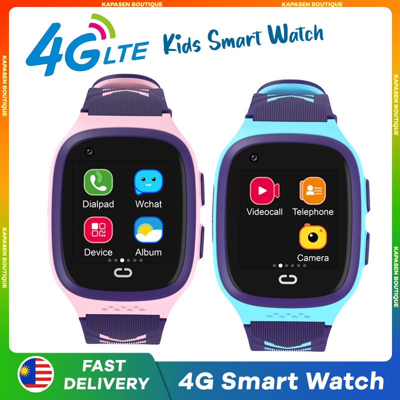 4G Kids Smart Watch WIFI GPS Tracker Phone Watch SOS HD Video Call ...
