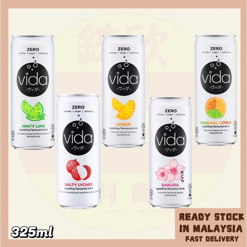 Vida Sparkling Drink 325ml Shopee Malaysia
