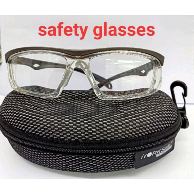 worksafe safety glasses frames+polycarbonate lens Shopee Malaysia