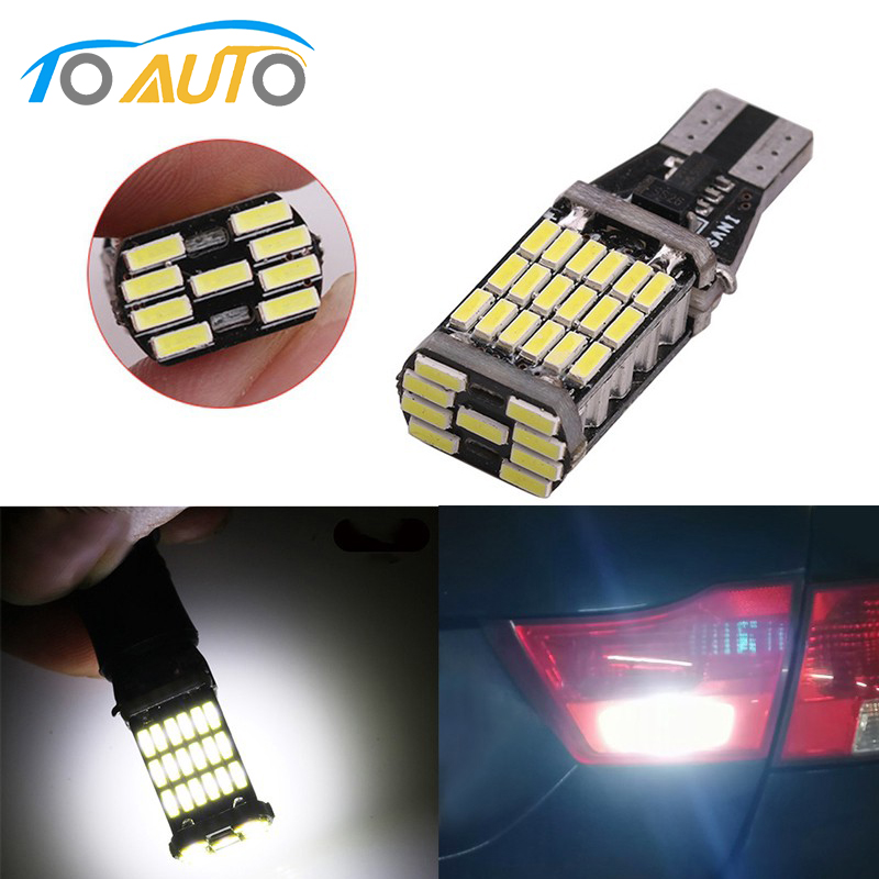 [Ready Stock] T15 W16W 45SMD LED Bulb Canbus Car Reverse Light Backup ...