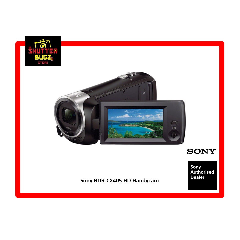 Sony HDRCX405 HD Handycam (Free 16GB Bag Tripod) (Sony Malaysia
